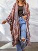 Women's Bohemian Aztec Print Cardigan Cloak - Spring/Autumn Collection