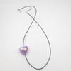 Sweet Heart Pendant Necklace Silver Heart Necklace Fashion Jewelry Women Y2K Gradient Heart Choker Fashion Decoration