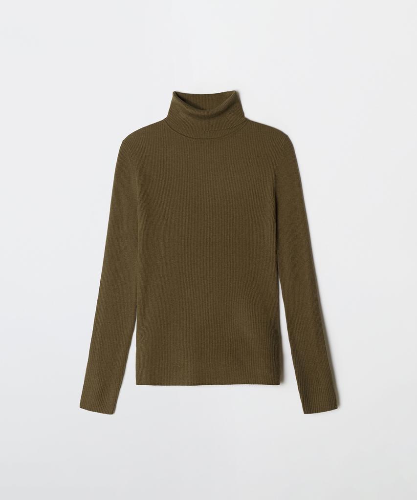 Seupao [Merino Wool Blend] Rib Turtleneck Knit_Spkag23Ws1