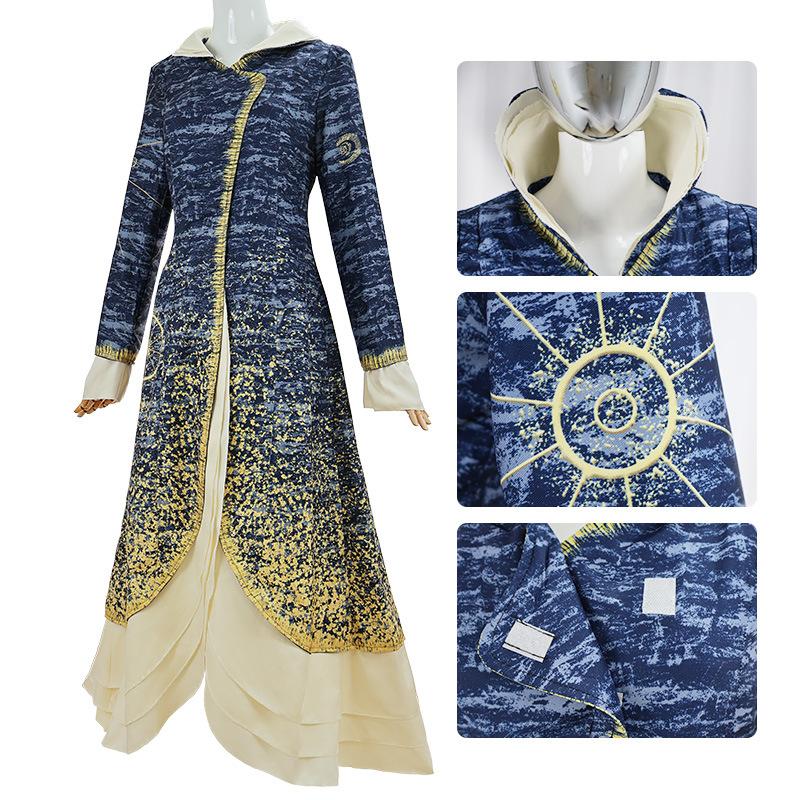 Kostium Cosplay dla Dorosłych Madame Morrible Sukienka Filmowa Wiedźma Strój do Odgrywania Ról Stroje Kostium na Halloween Karnawał Party dla Kobiety