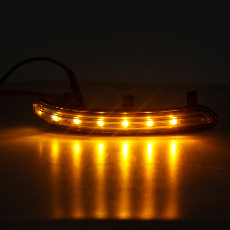 For Foton Tunland 2012- Car Outside Rearview Mirror Indicator LED Lamp Wing Door Side Mirror Turn Signal Light
