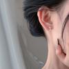 Cross-inlaid Diamond Ear Buckles Without Removing The Earrings When Sleeping