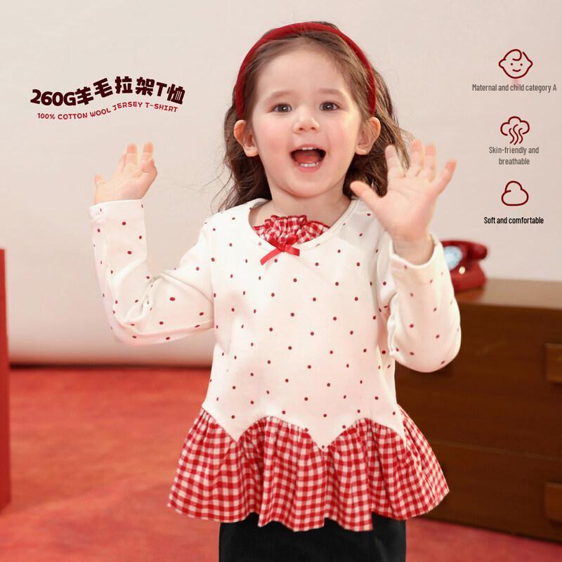 LUSON Baby Girls  T-shirt and Pants Set 110
