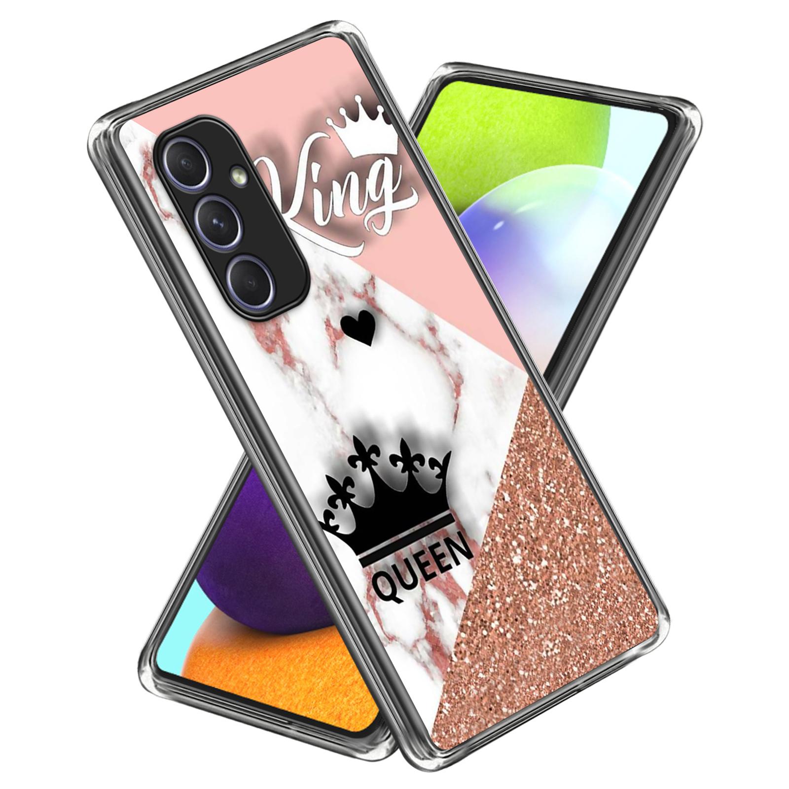 

For Samsung Galaxy A54 5G Phone Case Pattern Soft TPU Anti-Scratch Shockproof Cover C