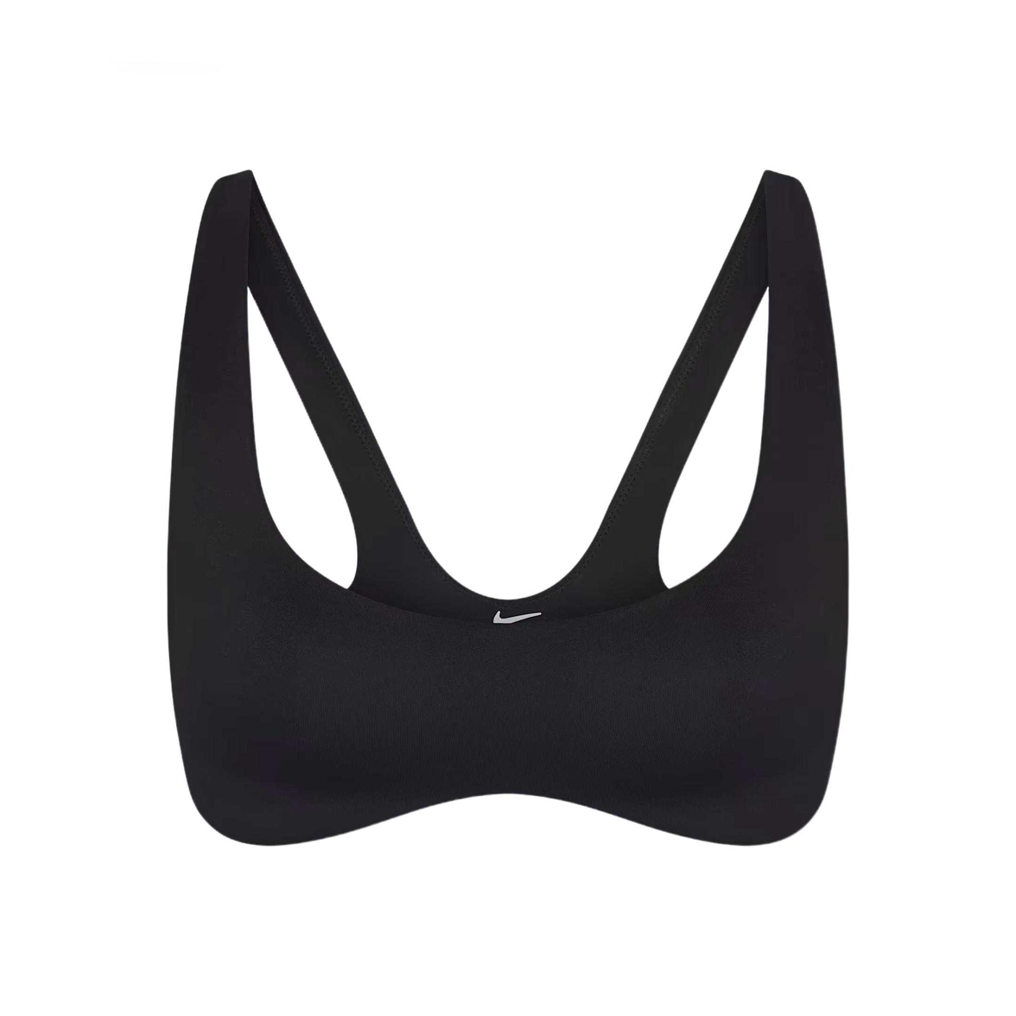 NikeSKIMS Matte Shaping Scoop Bra Obsidian/Obsidian