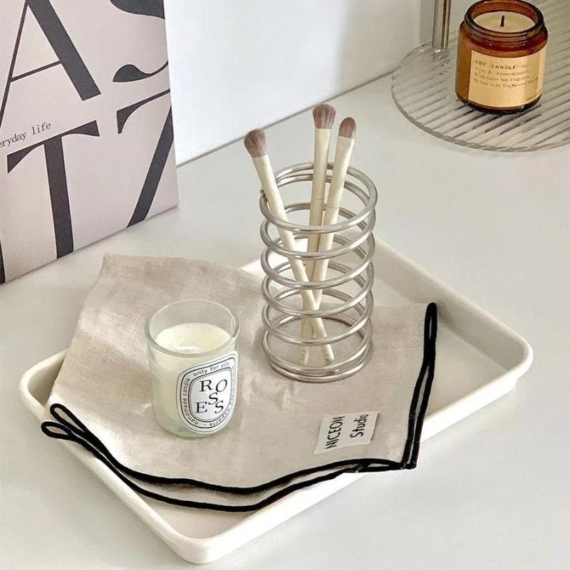 Zahnputzbecher aus Edelstahl - Rostfreier Badezimmer-Organizer für Zahnpasta & Make-up-Pinsel, Platzsparendes Wohndekor