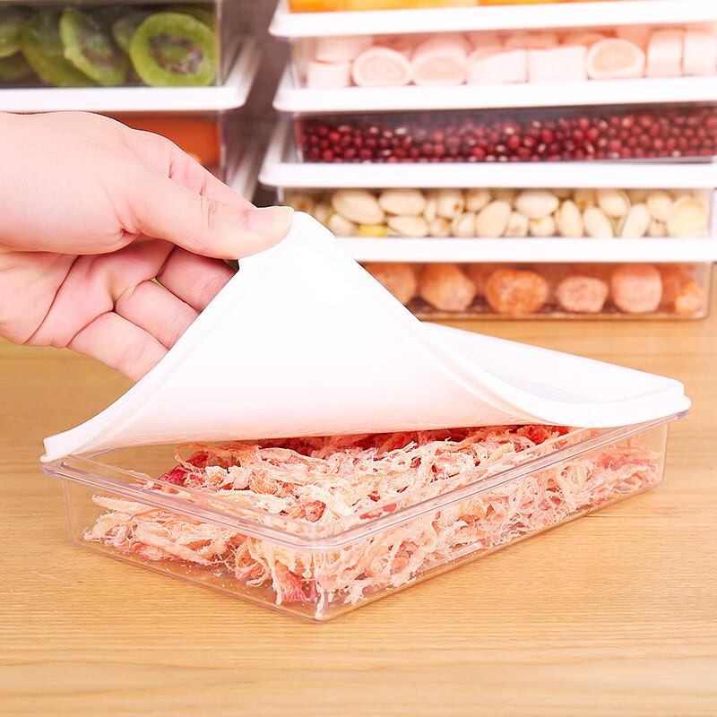 Transparent Plastic Refrigerator Food Storage Containers