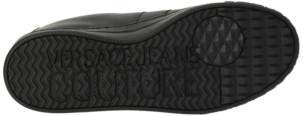 Versace Jeans Couture Size 71VA3SK9 ZP015 Women's Sneakers, Black, 25.0 cm, [Used]