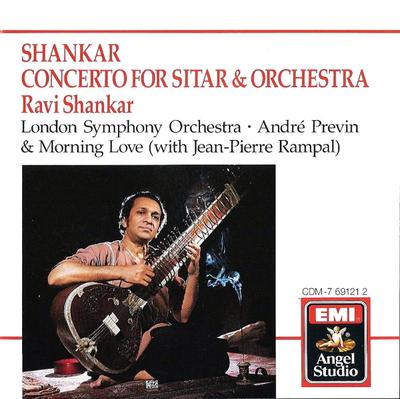 CD RAVI SHANKAR & ANDR? PREVIN - THE L - Konzert für Sitar & Orchester CDM7691212 EMI Angel Studio 1987 US Klassisch Gebraucht