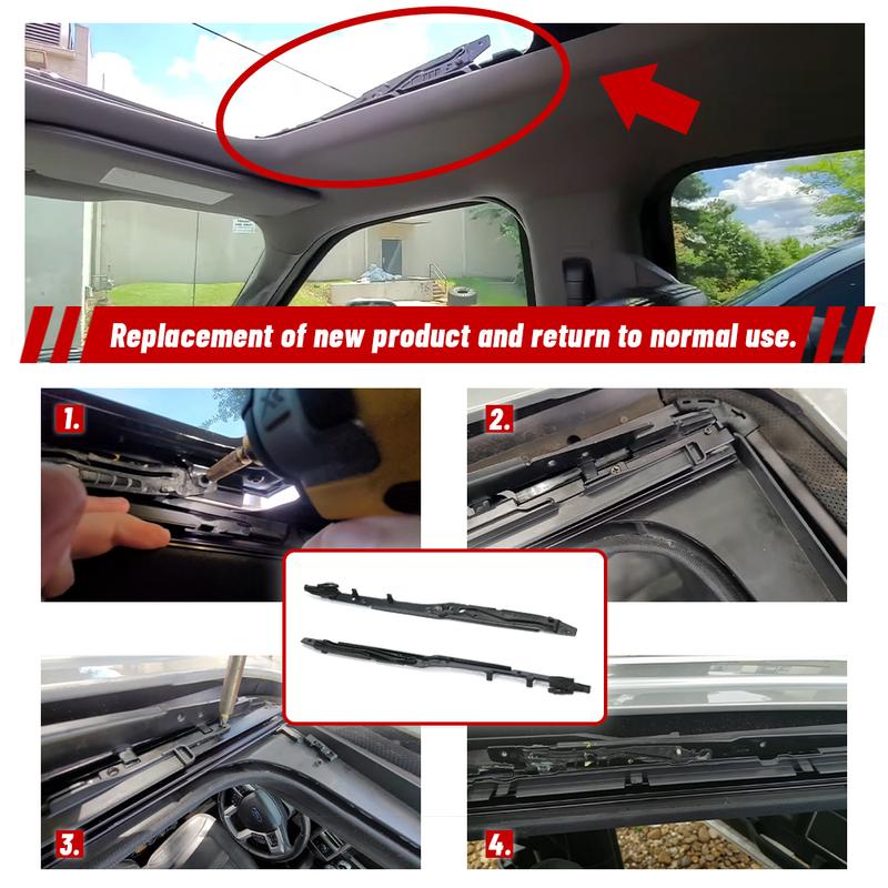 Sunroof Track Assembly Repair Kit for Ford F150 F250 F350 F450 FL3Z-1651071-A Car Accessories