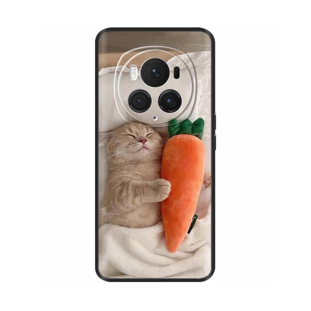 For Honor Magic6 Pro 5G Case For Huawei Honor Magic 6 5G Creative Soft Liquid Silicone Protection Phone Cover for Magic 6 pro