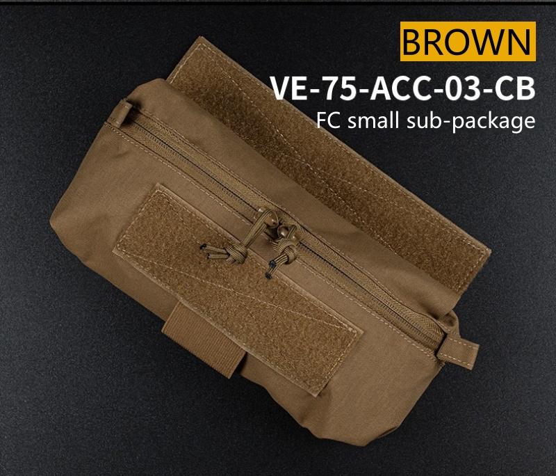 

FC Small Accessory V5 Outdoor Tank Top Multi functional Accessories Interlayer Elastic Strap Fixed Portable Storage Bag
