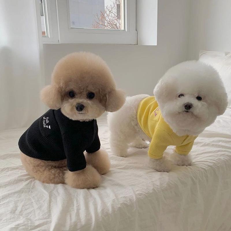 Autumn pet Teddy Bichon Pomeranian Maltese Yorkshire terrier small dog dog clothes autumn