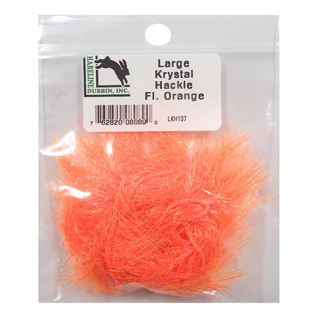 TIEMCO Hairline Large Crystal Hackle 137FL Orange 66210260137