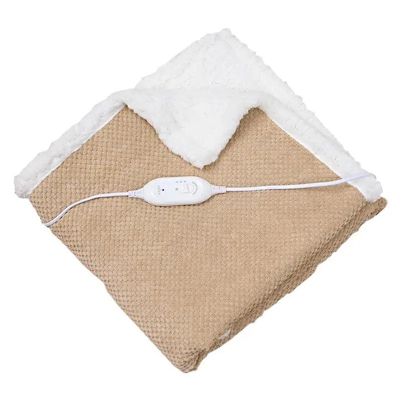 Knee Blanket Electric Heating Blanket Small Electric Heating Blanket Cover Blanket Warm Body Blanket Office Heating Blanket Winter Heating Supplies