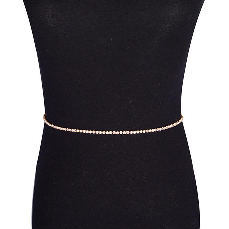 Body Jewelry Sexy Inspirational Colorful Charm Belly Chain Diamond Star Waist Chain for Women