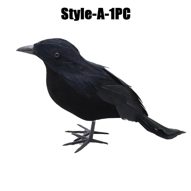 

Halloween Decoracion Simulation Black Crow Raven Bird Repellent Pest Control Pigeon Repellent Garden DIY Decoration Outdoor