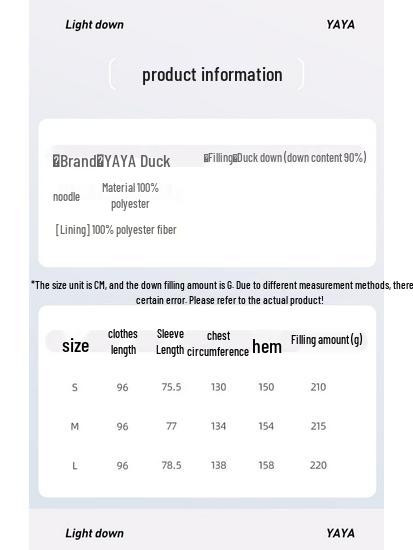 YAYA Women's Korean Style Long Hooded Down Jacket