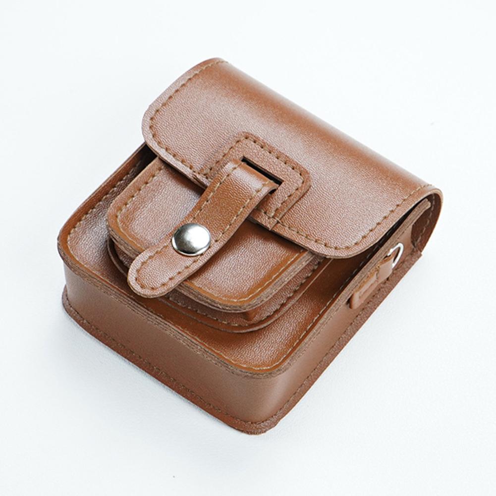 1/2Pcs For Anbernic RG34XXSP Handheld Carrying Bag PU Leather Game Console Storage Case Console Protective Bag Game Accessories