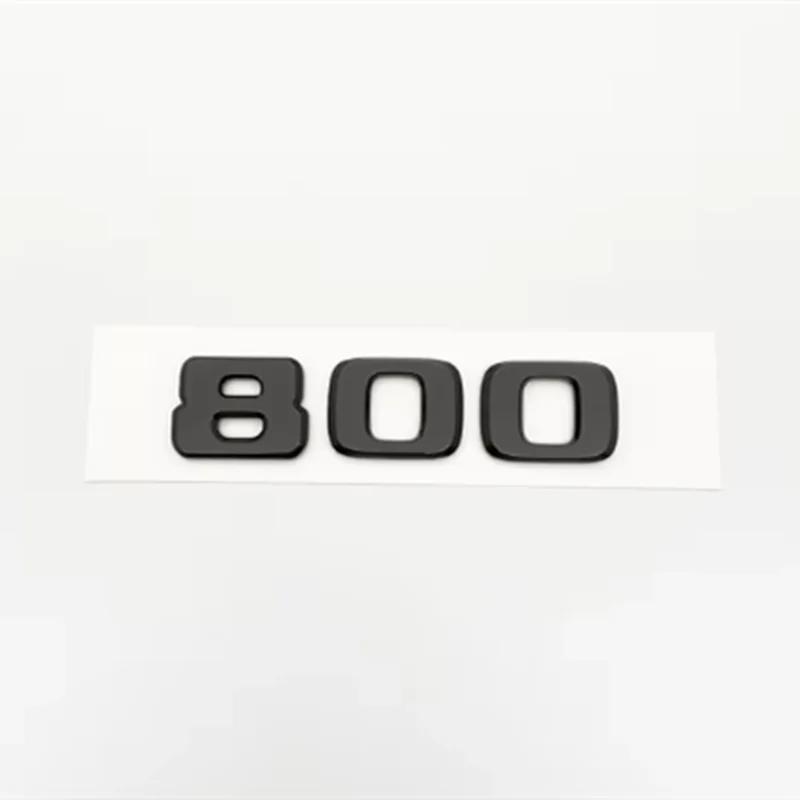 Glossy Black 50S4M 38S4M 40S 60S B550 850S ABS Emblem for Mercedes Benz Brabus S W221 W222 W223 Car Trunk Badge Logo Sticker AV1