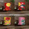 10/12Pcs Chinese Style Traditional Mid-Autumn Festival Hanging Paper Lantern Organ Design Spring Festival Decor New Year Lantern