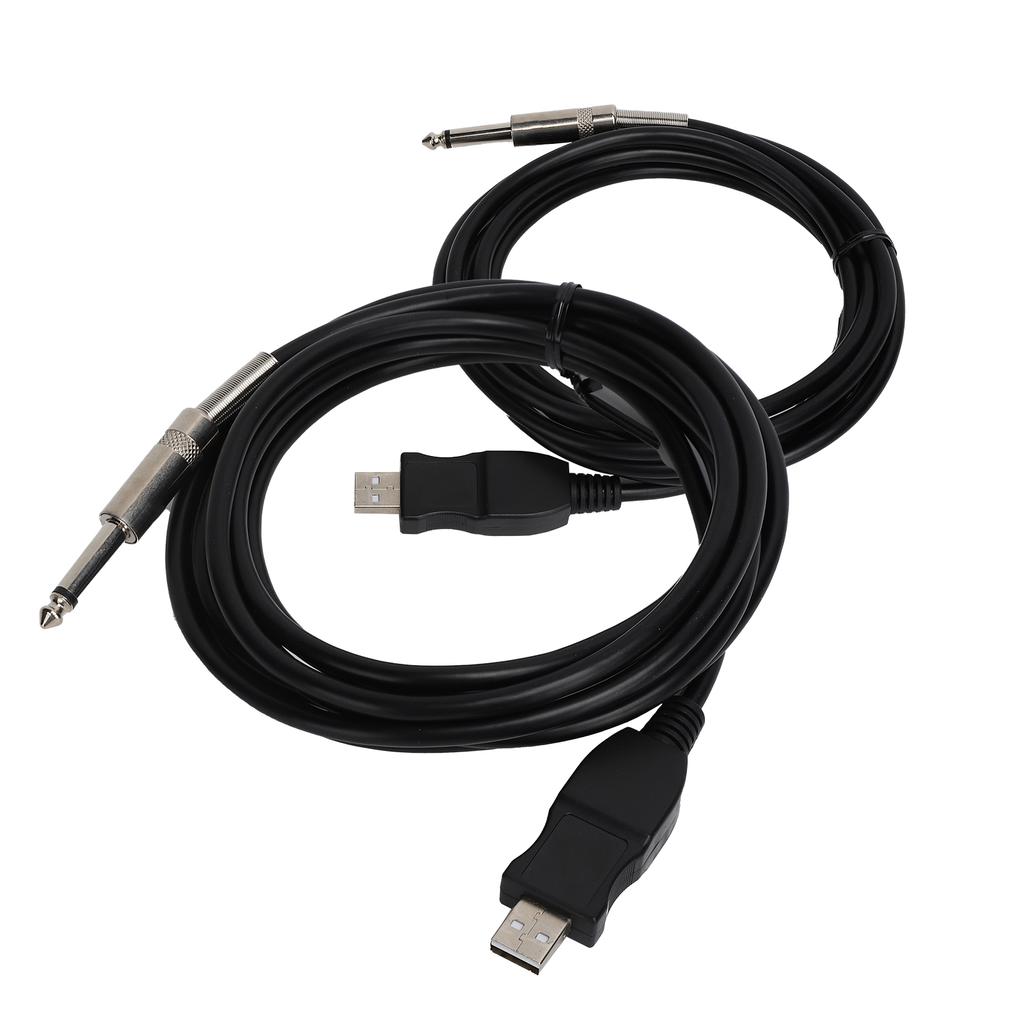 3m USB To 6.5XLR Audio Cable with Recording for Gaming Equipment for PS2 PS3 WII XBOX Host