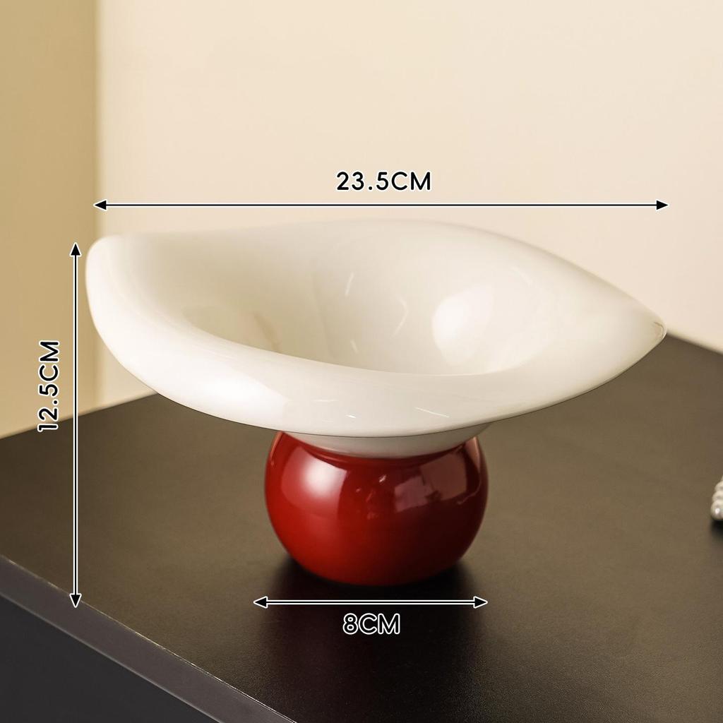 Lotus leaf-shaped fruit tray, high-value fruit basket, household candy display tray tray