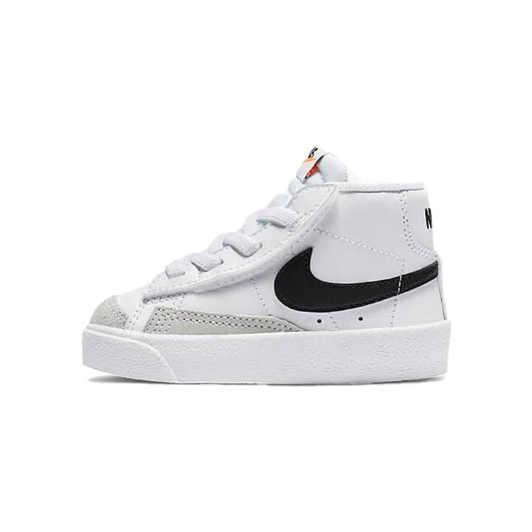 (TD) Nike Blazer Mid  77  White Black  Baby DA4088-100 EU 27