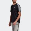 Adidas ESSENTIALS 3 Stripes T Shirt Men's Black GL3732