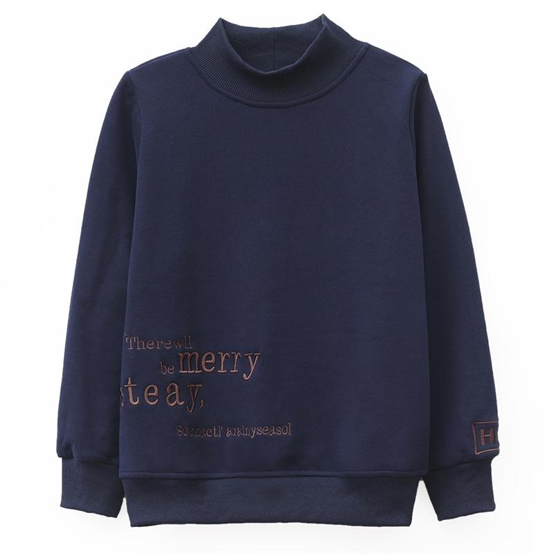 Women's Fleece Sweatshirt - 2024 Autumn/Winter Collection, Stylish & Cozy Half High Neck for Middle-Aged Mothers