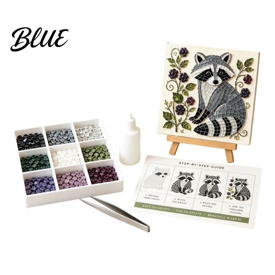 Christian Home Decor Animal Craft Art Kit Glass Mosaic DIY Sea 3D Forest Set