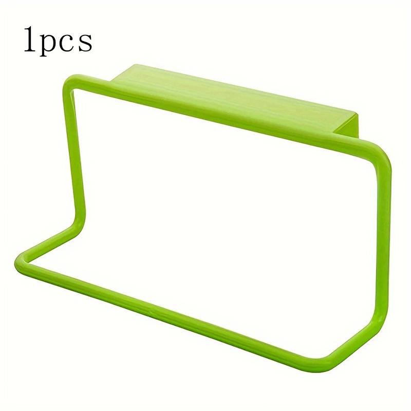 Kitchen Cabinet Cloth And Towel Rack, Non Perforated Storage Hanging Rack, Door Back Single Pole Organizer Lazy Storage Rack