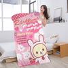Cute Rilakkuma Bear Microfiber Printed Beach Towel Mountain Climbing Yoga Beach Swimming Running Absorbent Soft Towel