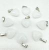 20MM Heart-Shaped Natural Crystal Stone Pendant Necklace DIY Accessory