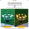 Outdoor Solar Mushroom Lamp for Garden, Balcony, or Lawn Decoration