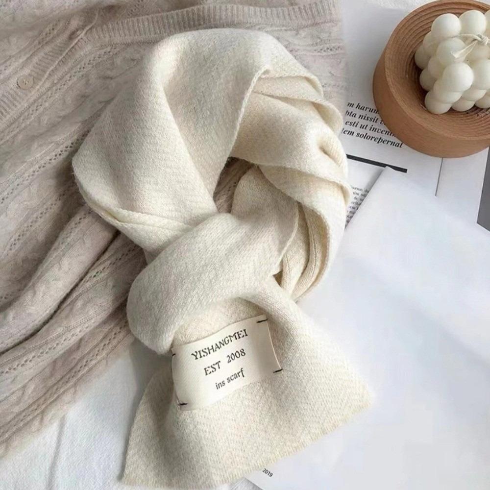 New Knitted Neck Warmer Coldproof Warm Neckerchief Windproof Versatile Knitted Scarf Gift