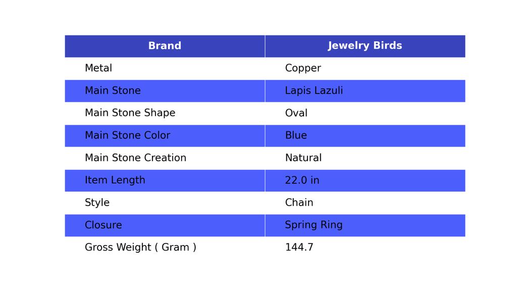 Oval Natural Lapis Lazuli Copper Unique Electroformed New Chain Necklace Jewelry V-82