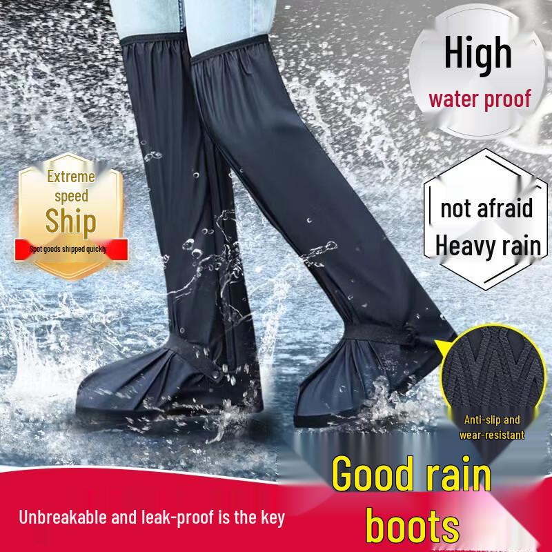 Andatong PVC Waterproof Anti-Slip Rain Boot Covers