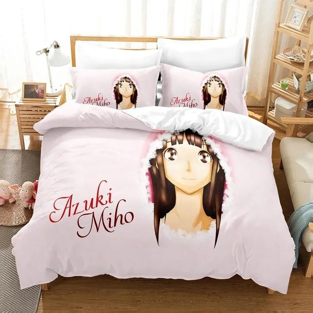 3D Printing  Bed Sheet Set Bakuman Bedding Set Single Twin Full Queen King Size Bed Set Adult Kid Bedroom Duvet Cover Sets
