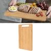 3PCS/SET Rectangular Bamboo Chopping Boards Hanging Cutting Block Cheese Serving Board  Camping