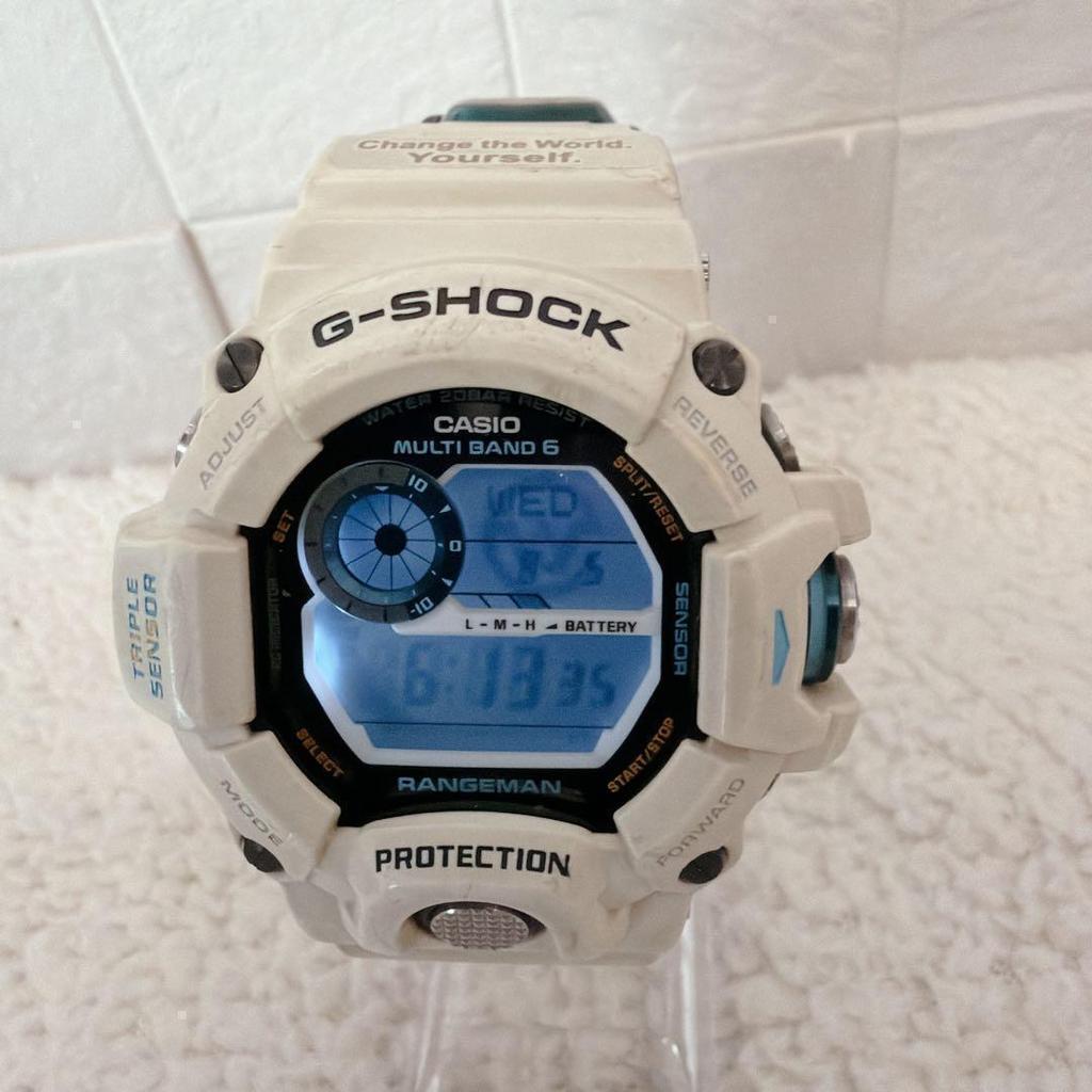 Used G-SHOCK RANGEMAN GW-9408KJ-7JR Polar Bear