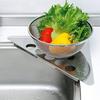 Shinkoshi Works Triangular Draining Tray 334379 In Stainless Steel [Made Japan] Material Body 18-8