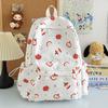 Lightweight Cute Print Backpack for Middle & High School Girls: Large Capacity