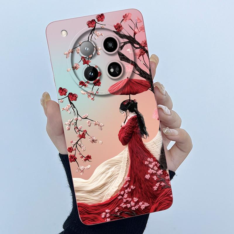 For Infinix Zero 40 4G 5G Phone Case X6861 X6860 Cover Fashion Simplicity Oil Painting Floral Soft Silicone Shell Zero40 Fundas