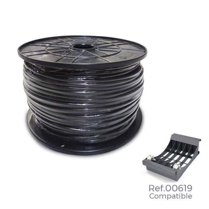 Flexibilní kabel - Nespecifikovaný - 2,5 mm - Černý - 800 m - Ø400x200 mm