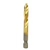 HSS 6.35mm Hex Shank Tap Drill Bit Through Hole Inner Chip Removal Tap Drill 15mm(M8)