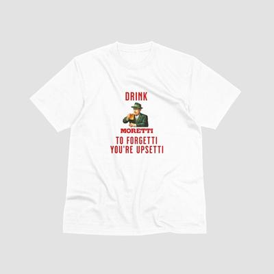 Drink Moretti Beer Lover Funny Tshirt Beers Drinker Shirt Pub Goer Joke Tee