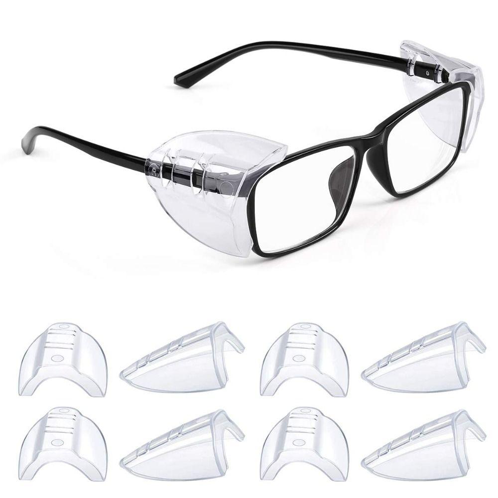 4pairs 12mm Eye Protection Glasses Clear Anti Fog Safety Glasses Small Frame