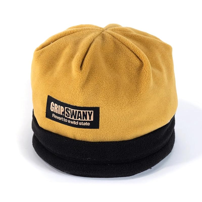 

[Grip Swaney] GSA-114 POLARTEC FLEECE CAP флисовая шапка Polartec защита от холода походный лагерь (JP, алфавит, M, горчица)