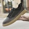 Retro Vysoce kvalitní Pánská ležérní obuv Ručně vyráběná Luxusní značka Hovězí kůže Pánské tenisky Outdoorová Chůze Skate boty Pánské